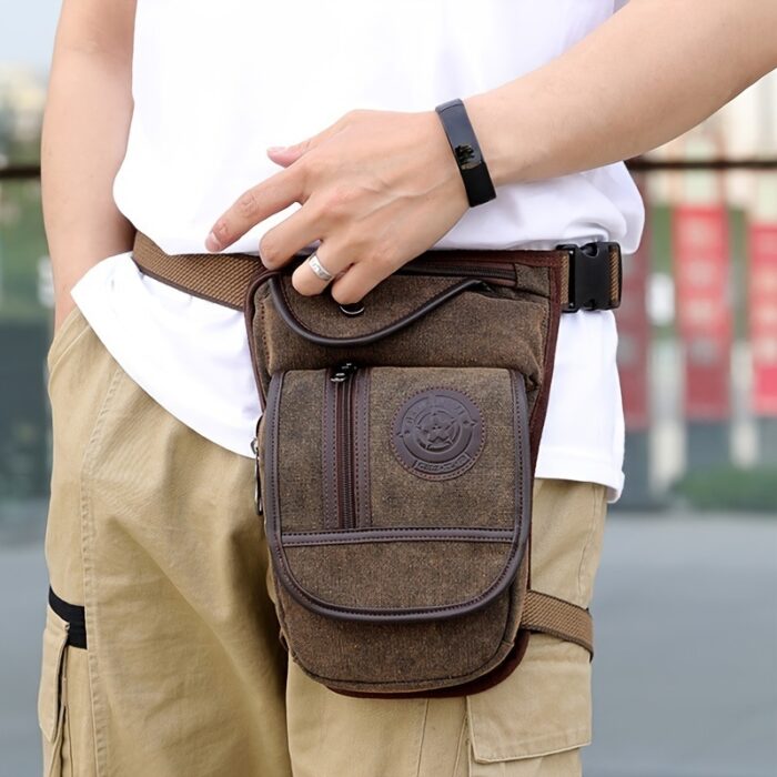 Canvas Tactical Outdoor Multi-Pocket Waist Bag For Men/Women - Image 4