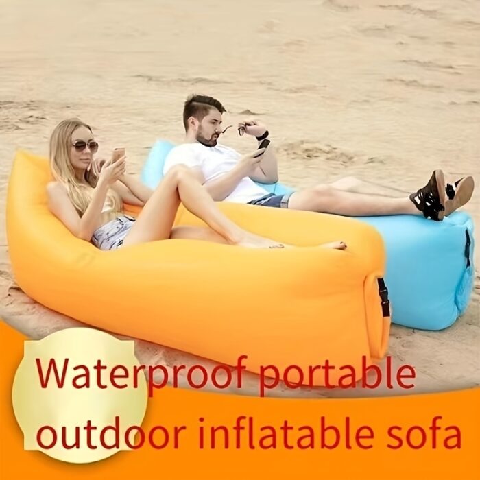 Camping Inflatable Sofa; Air Bed - Image 2