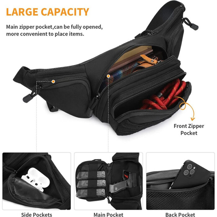 Tactical Waist Pack Nylon Bodypack Hiking Phone Pouch Outdoor Sports Army Military Hunting Climbing Camping Belt Cs Airsoft Bags - Image 3