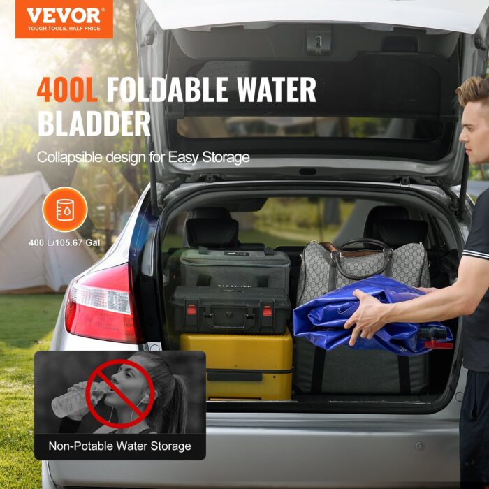 VEVOR 400L/105.7 Gallon Water Storage Bladder - Image 2