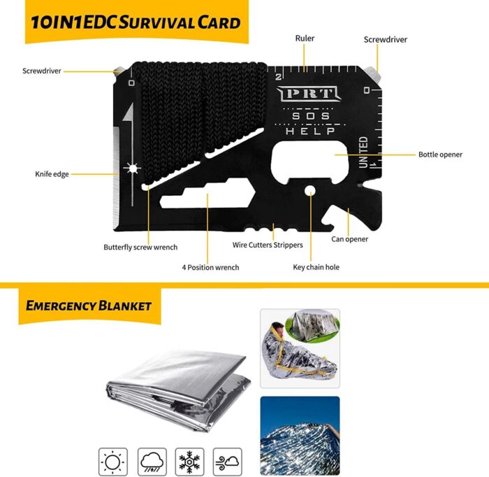 ANTARCTICA Emergency Survival Gear Kits 60 in 1 - Image 4