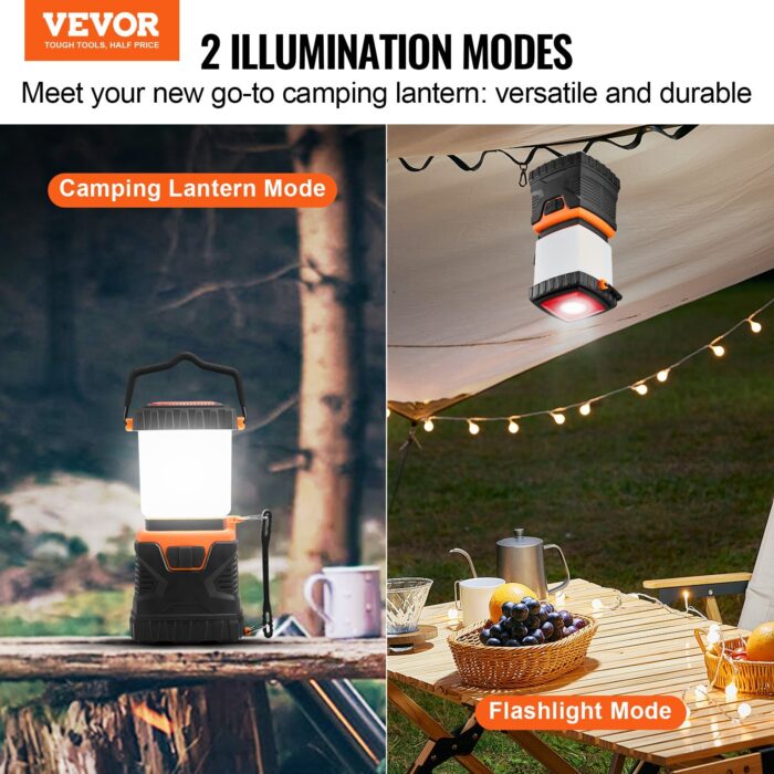 VEVOR LED Camping Battery Powered Lantern - Image 2