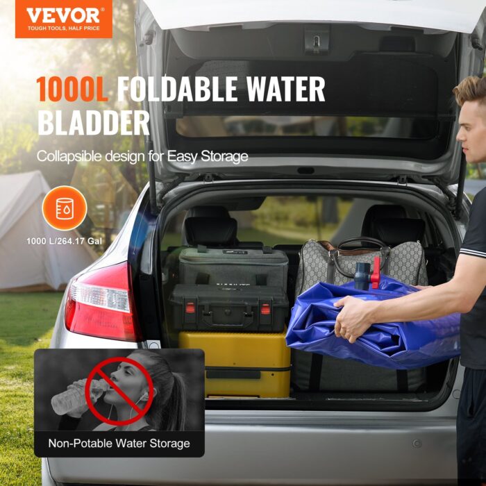 VEVOR 1000L/264 Gallon Water Storage Bladder - Image 2